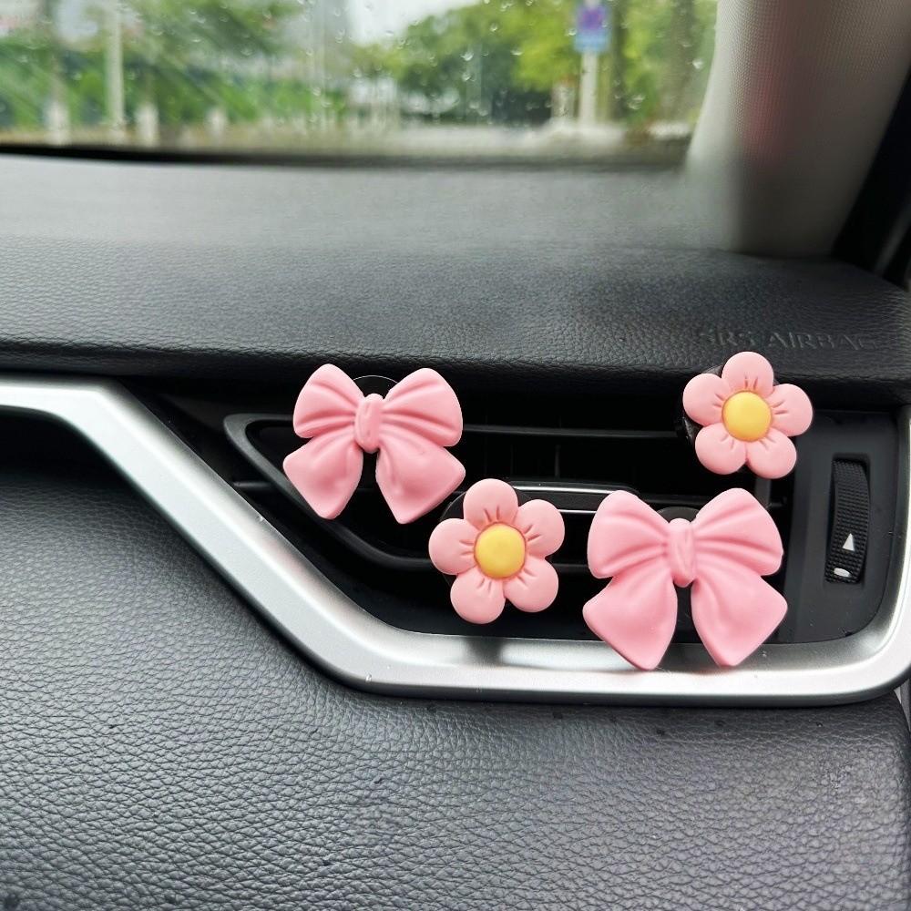 Bow Knot Design Car Air Vent Clips 8PCS Multi-Pack Dashboard Decorations For SUV