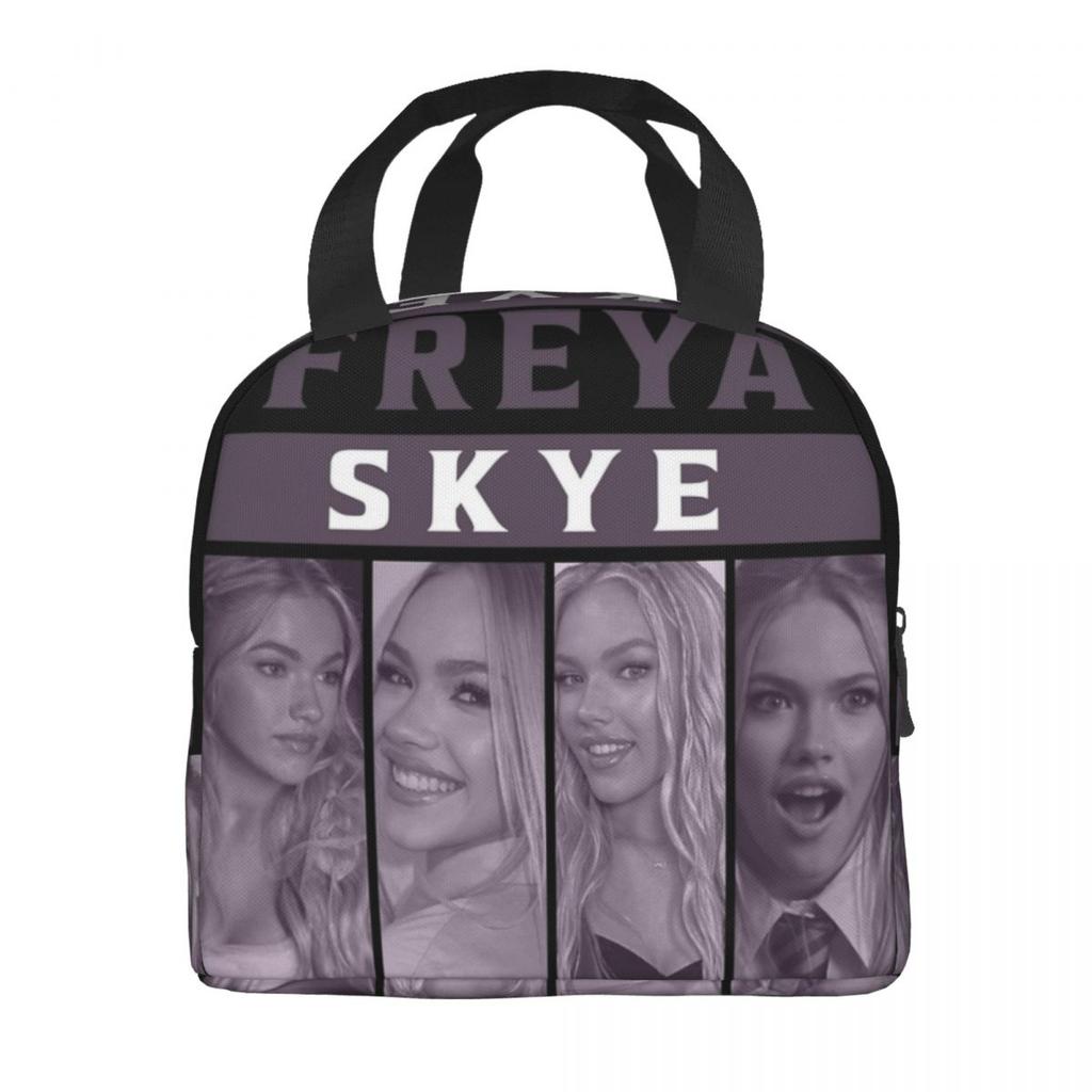 Freya Skye Singer Merch Insulated Lunch Bag For Office Food Container Leakproof Cooler Thermal Bento Box