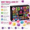 NeeDoh 24-Day Surprise Soft Silicone Stress Relief Toy Advent Calendar - Sensory Squeezable  for Children