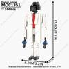 MOOXI Set di Figure Skibidi Toilet Man TvMan Cameraman Speakerman Blocchi da Costruzione Modello MOC Mattoncini Giocattoli per Adulti Bambini Regalo di Compleanno