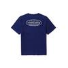 Timberland Casual Breathable Short Sleeve T-Shirt Unisex Tops Ocean-Blue Canvas A4195-EJ3