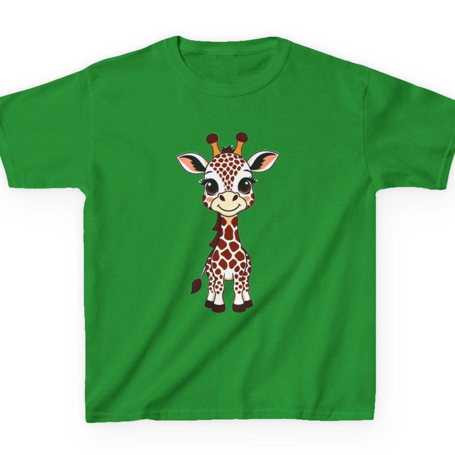 Baby Giraffe Kids T-Shirt | Little Giraffe Birthday Shirt | Stand Tall Tee | Cute Safari Milestone Fast & Free Shipping USA 140