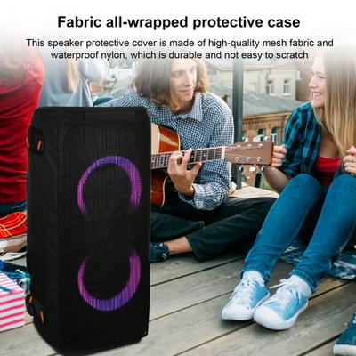 Funda protectora contra el polvo Funda impermeable para altavoz Tejido de malla resistente a arañazos Fácil instalación para altavoz