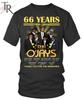 66 Years 1958 - 2024 The O'Jays Thank You For The Memories T-Shirt L804