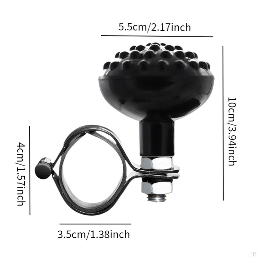 Universal Professional Steering Wheel Spinner Knob for SUV Vehicle Boat Carbon Fiber Pattern