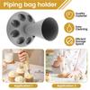 M-Modern-Piping Bag Holder With 8 Slots Nozzles, Plastic Pastry Bag Stand For Cake Decorating Kit A