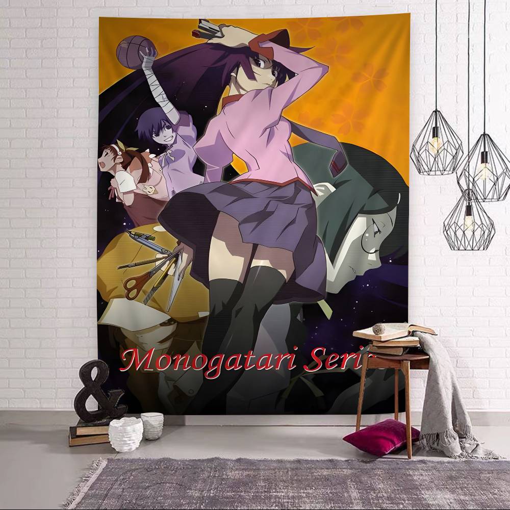 

Monogatari Classic Vintage Hanging Bohemian Tapestry Hanging Tarot Hippie Wall Rugs Dorm Japanese Tapestry 50x70 cm