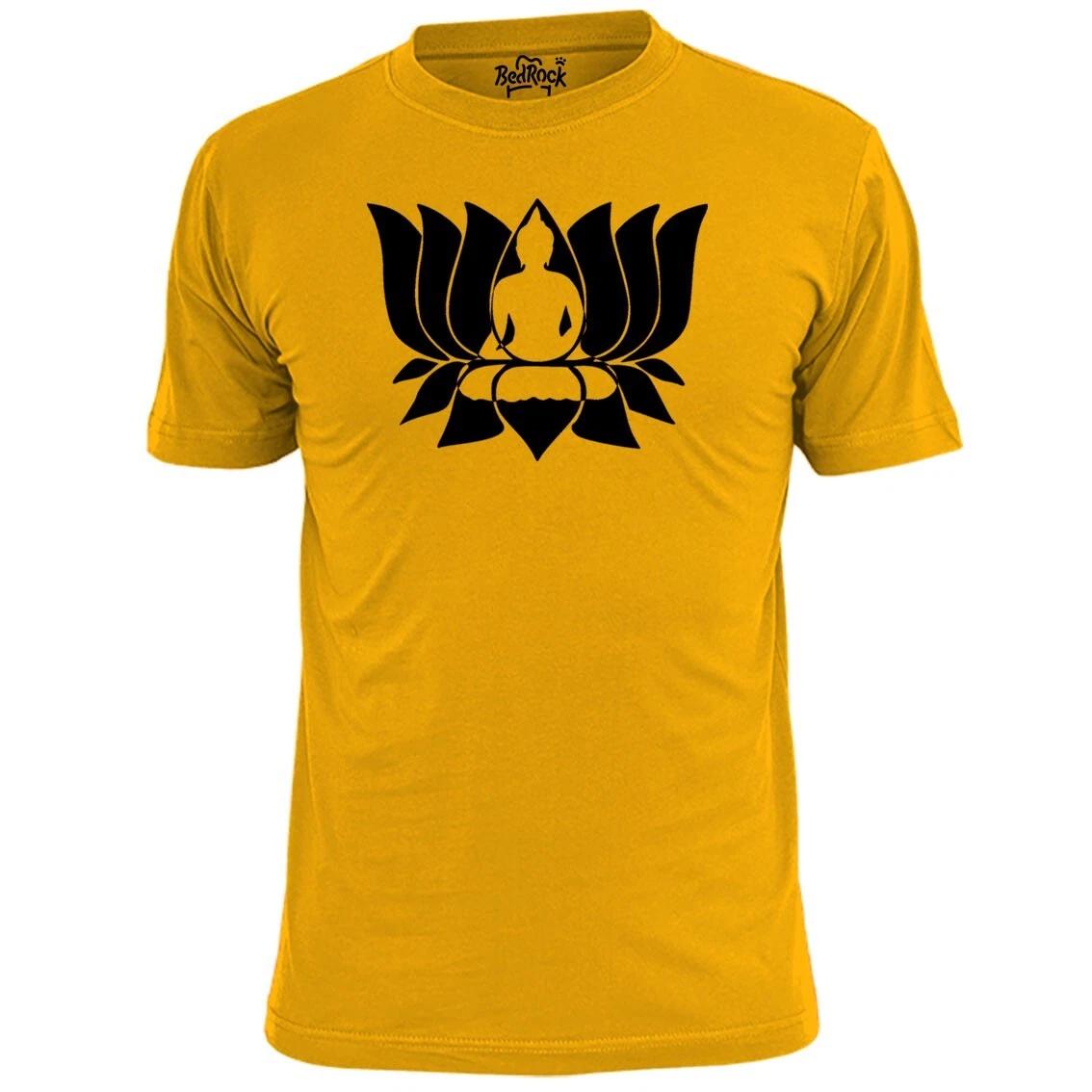 Mens Buddha Lotus v2 T shirt Buddhism Religion Nirvana Enlightenment M