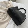 Autumn and Winter Big Bag Women's New Korean Version Trendy Simple Large-capacity Soft Leather Tote Bag Casual Versatile Shoulder Bag