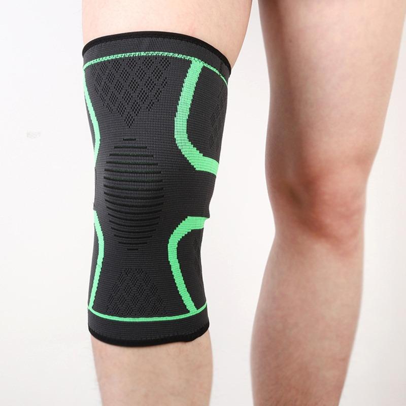 1PC Fitness Running Cycling Knee Support Braces Elastic Nylon Sport Compression Knee Pad Sleeve For Basketball Winter Warm