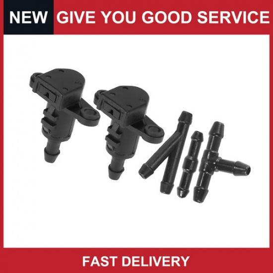 2er-Pack für Hyundai Elantra Frontscheibenwaschdüsen mit Schlauchanschluss