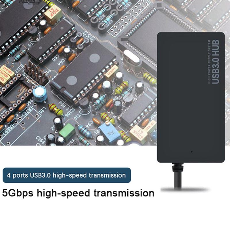 Usb Hub Usb 3.0 4 Port Type C Hub High Speed Data Cable Convertor Adapter