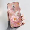Printing Pattern Case For Nokia 7.1/Nokia 7 Plus Fundas Nokia7 Cover Soft Silicone Black Shell Cute Flower Cartoon Casing Coque