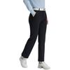 Fila Golf Series Solid Color Soft Comfortable Simple Casual Pants Women Bottoms Black A11W445601F-NV