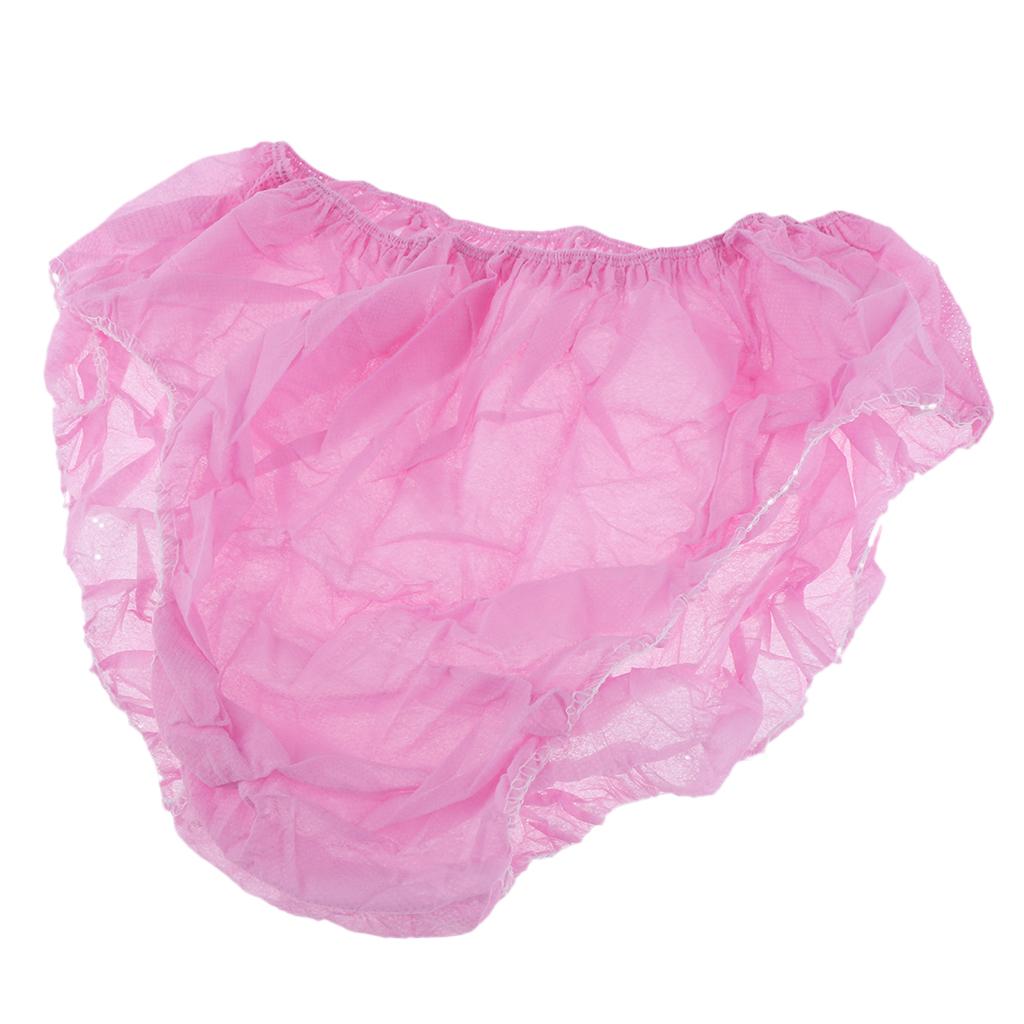 50x Disposable Non Woven Fabric Skin-friendly Panties Soft