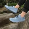 Unisex Breathable Comfort Knit Walking & Running Shoes - Soft Sole, Casual & Sports Style