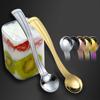 1/6Pcs Football Pattern Coffee Dessert Spoon Long Handle Stirring Spoons Stainless Steel Small Spoon Kitchen Accessorie