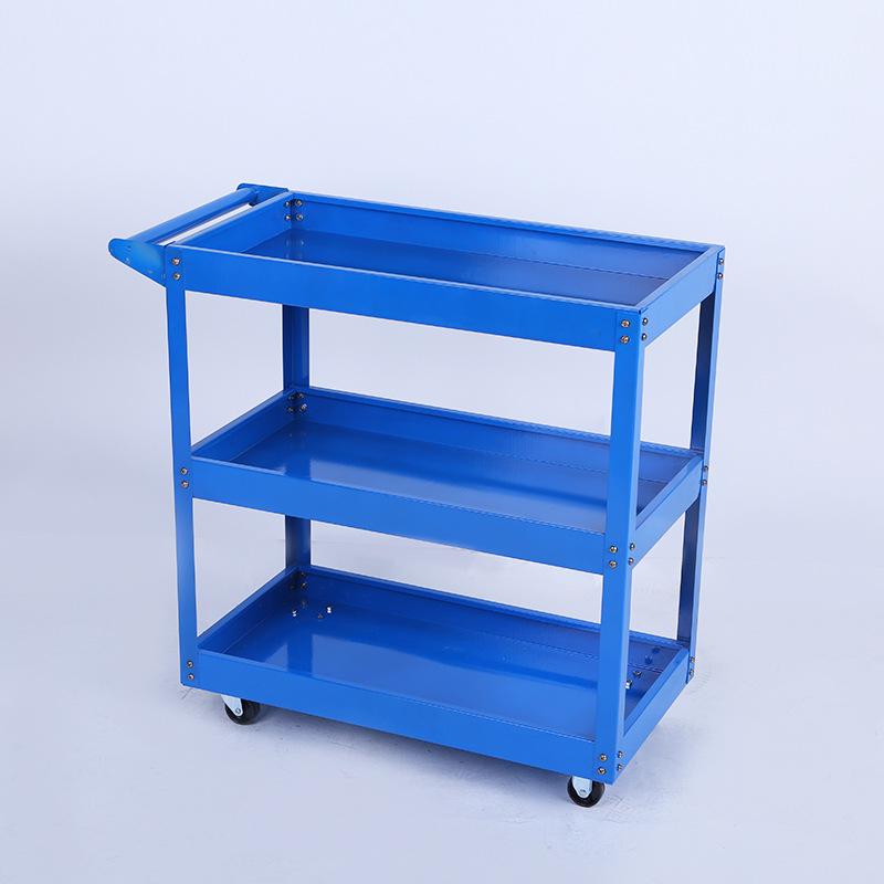 Three-Layer Multi-Functional Tool Cart for Workshop