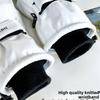 Thicken Winter Ski Gloves Plush  Gloves Simple Snowboard Gloves  Riding