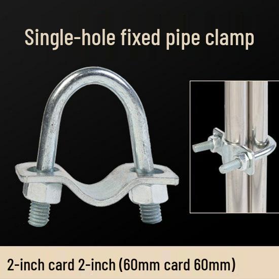 Stainless Steel Double U-Shaped Clamp for Delivery Bed/Galvanized Greenhouse Hose Tube Fastener