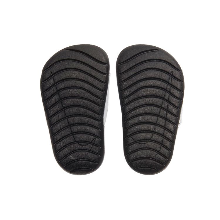 Nike Kawa Slide TD White Baby Sneakers Black BV1094-100