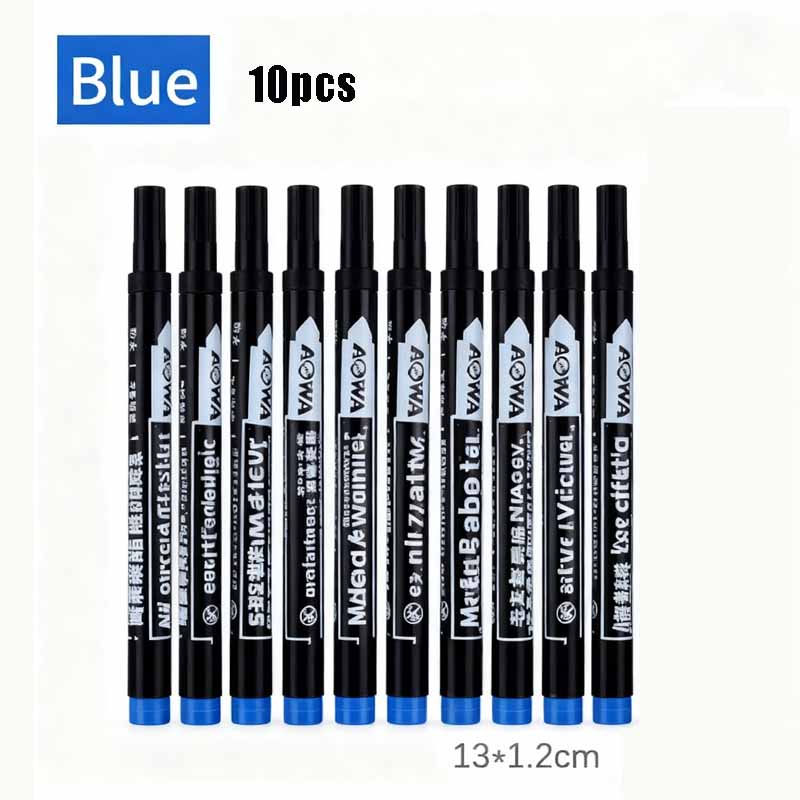 2mm Bold Tip Oil-Based Quick-Dry Waterproof Oil-Proof Permanent Marker for Plastic Metal & Wood Shipping Packaging & Coding