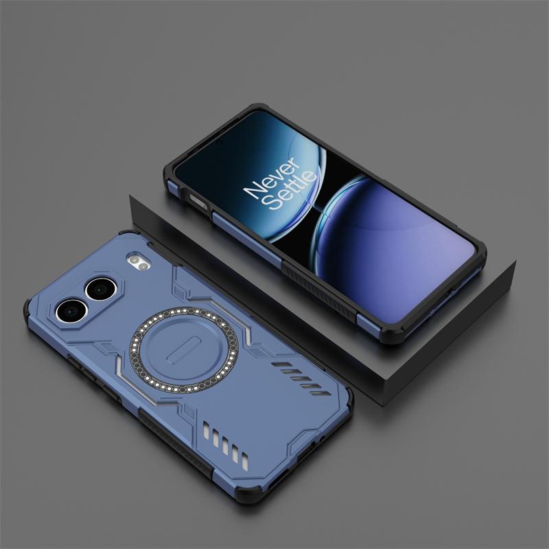 Armor Case For OnePlus Nord 4 Magnetic Adsorption Wireless Charge Cover OnePlus Nord 4 Case For OnePlus Nord 4 Case 6.74 Inch