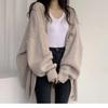 Cardigan Sweater Coat Women Knitted Jackets Autumn Winter Fashion Female Long Sleeve V-neck Loose Casual Sweaters Cardigans