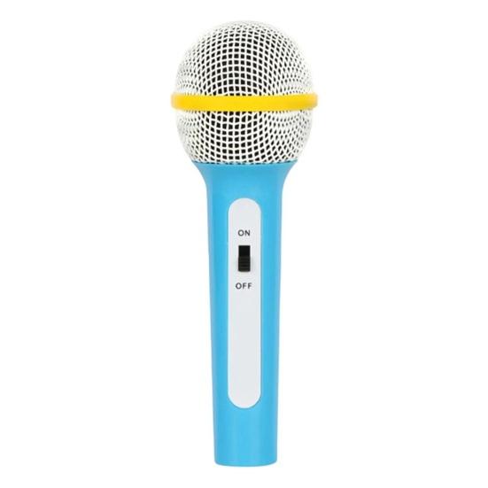 Дитячий іграшковий мікрофон для сцени, навчальний несправжній мікрофон для дітей, реалістичний, легкий пластик, для рольових ігор, співу, ведучого, інтерв'ю, подарунок для дітей