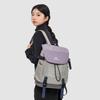 A Versatile Casual Backpack for Both Men and Women, A Lightweight and Color-blocking Waterproof Fabric Bag for Summer Trends
