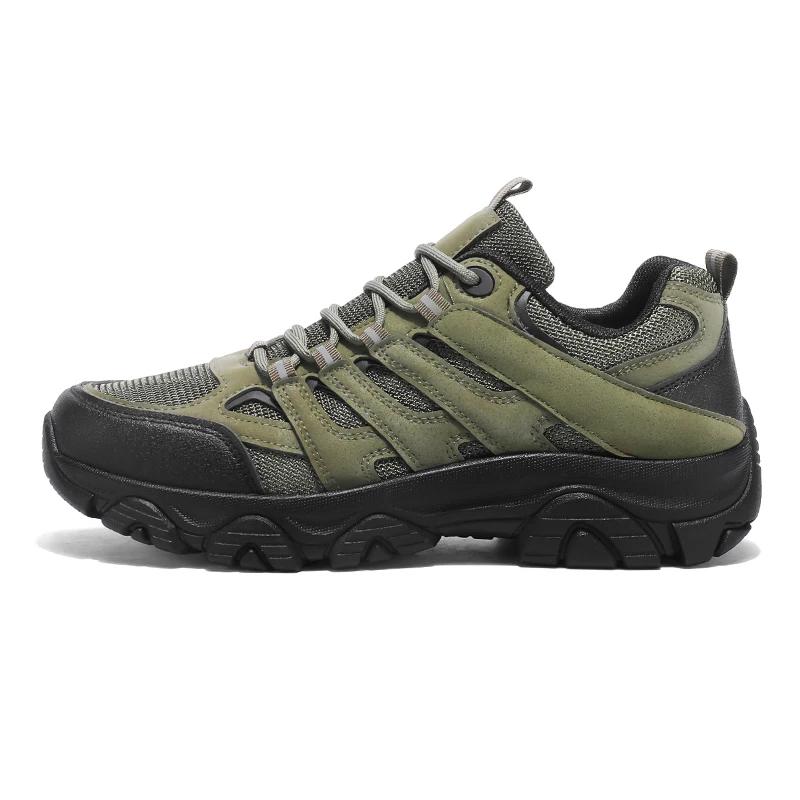 High Quality Brand Fashion Hiking Shoes for Men Breathable High-top Outdoor Running Sneakers Travel Sports Shoes Tenis Masculino