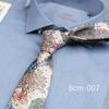 Vintage Casual Floral Print 8Cm Wide Version Hand Tie Daily Suit Accessories