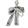 Imitation Pearls Bowknot Keychain Butterfly Knot Pendant for Women Handbags and Backpacks Colorful Key Chain Ornament