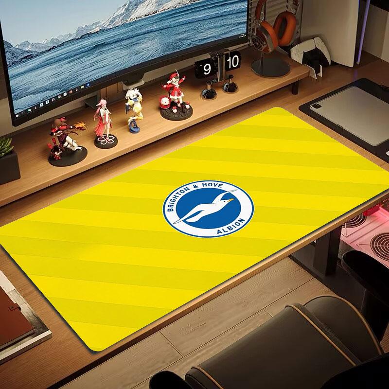 Brighton & Hove Albion Large Size Mouse Pad Large Gaming Table Cushion Non-slip Laptop Tablet Big Mousepad XXL Mat Mini PC Playmat With Lock Edge