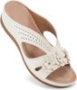 fashion 2024 New Open Toe Women's Wedge Sandals  Summer Fashion Leopard Print Breathable Comfortable Sandals Woman Buckle Female Footwea