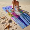 Ultra-Soft Beach Towel with Saja Boys Theme,Ideal for Pool - Camping, Diving - Perfect Travel Essential, Vibrant Beach Towel.