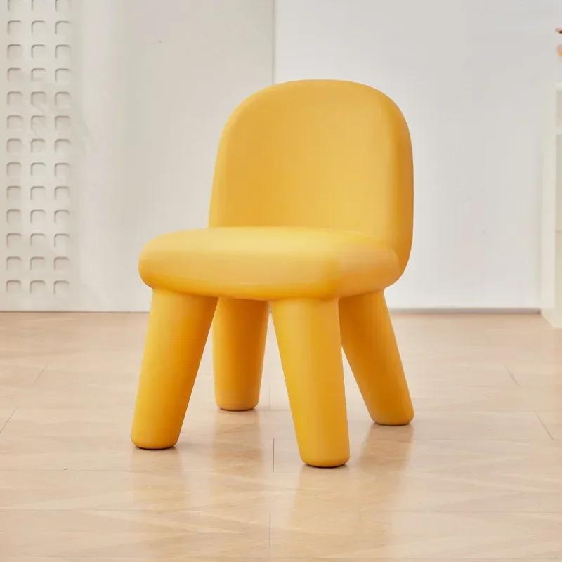 Creative Color Mushroom Dining Chair Thickened Design Can Be Used For Living Room Lounge Chair Bedroom Household Plastic Stool
