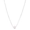 Silver Tone Pear Contemporary Brass Chain For Women