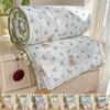 Summer Quilt Comforter Printed Thin Quilt for Home Decor Soft Cotton Breathable Air Conditioner Quilts Home Decor Soft Cotton Quilts