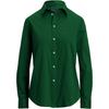 Camicia a maniche lunghe con un bottone Polo con ricamo Pony Vestibilità ampia Camicie da donna WMPOSHTNDO20691-301