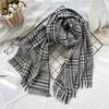 Scarf Versatile Winter Women's Imitation Cashmere Short Beard Tassel Shawl  Fashionable Men's Warm Scarf