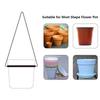 001-ZJY-ST2A ZJY-ST2 Detachable Hanging Flower Pots with Wall Hooks (2 Set)