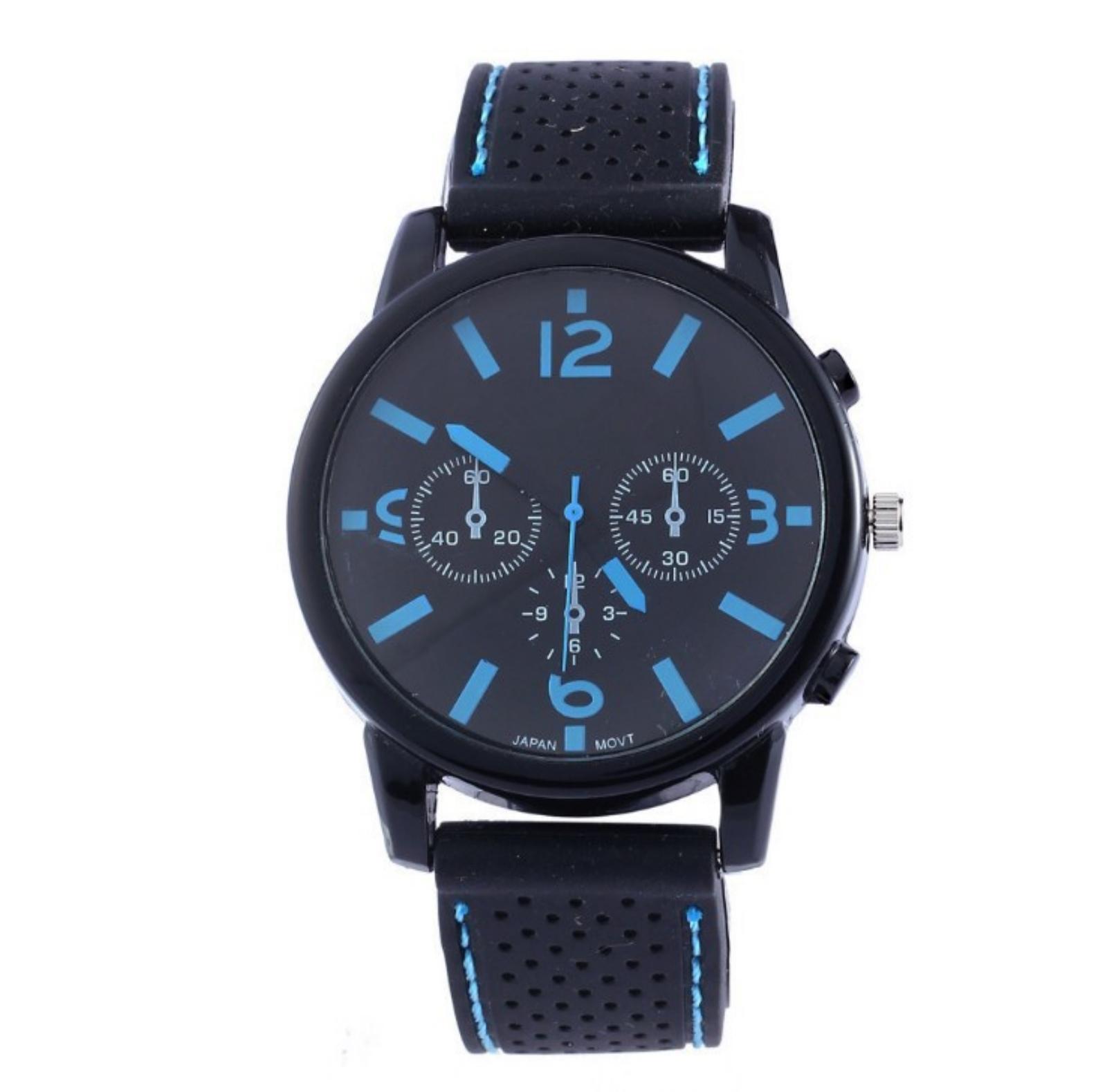 

Men s Luminous Running Alarm Clock Watch One Size