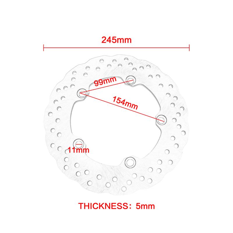 

MT07 MT09 Motorcycle Rear Brake Disc Brake Rotor For Yamaha MT07 MT 07 MT-07 Motocage MT-09 SP Sport Tracker Rally ABS MT850 A D
