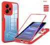 360 Clear Case for Xiaomi 12T Pro 13 Lite Redmi Note 12 11 Pro Plus 5G 12S 11S POCO X5 Pro F5 Full Protection Phone Bumper Cover