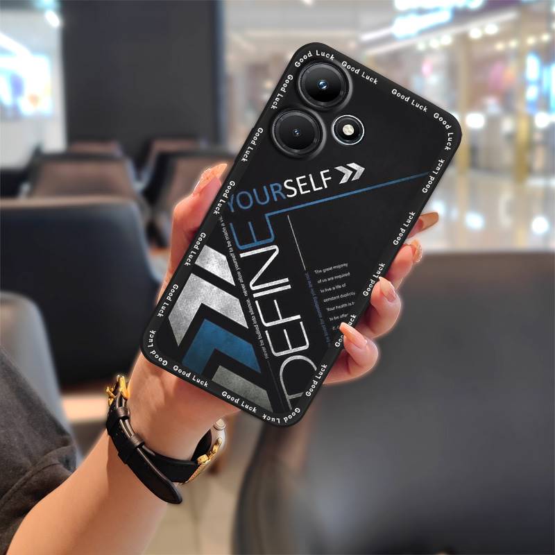 Full wrap Dirt-resistant Phone Case For infinix X6831/Hot30 4G Anti-knock Graffiti Fashion Design Shockproof Durable TPU