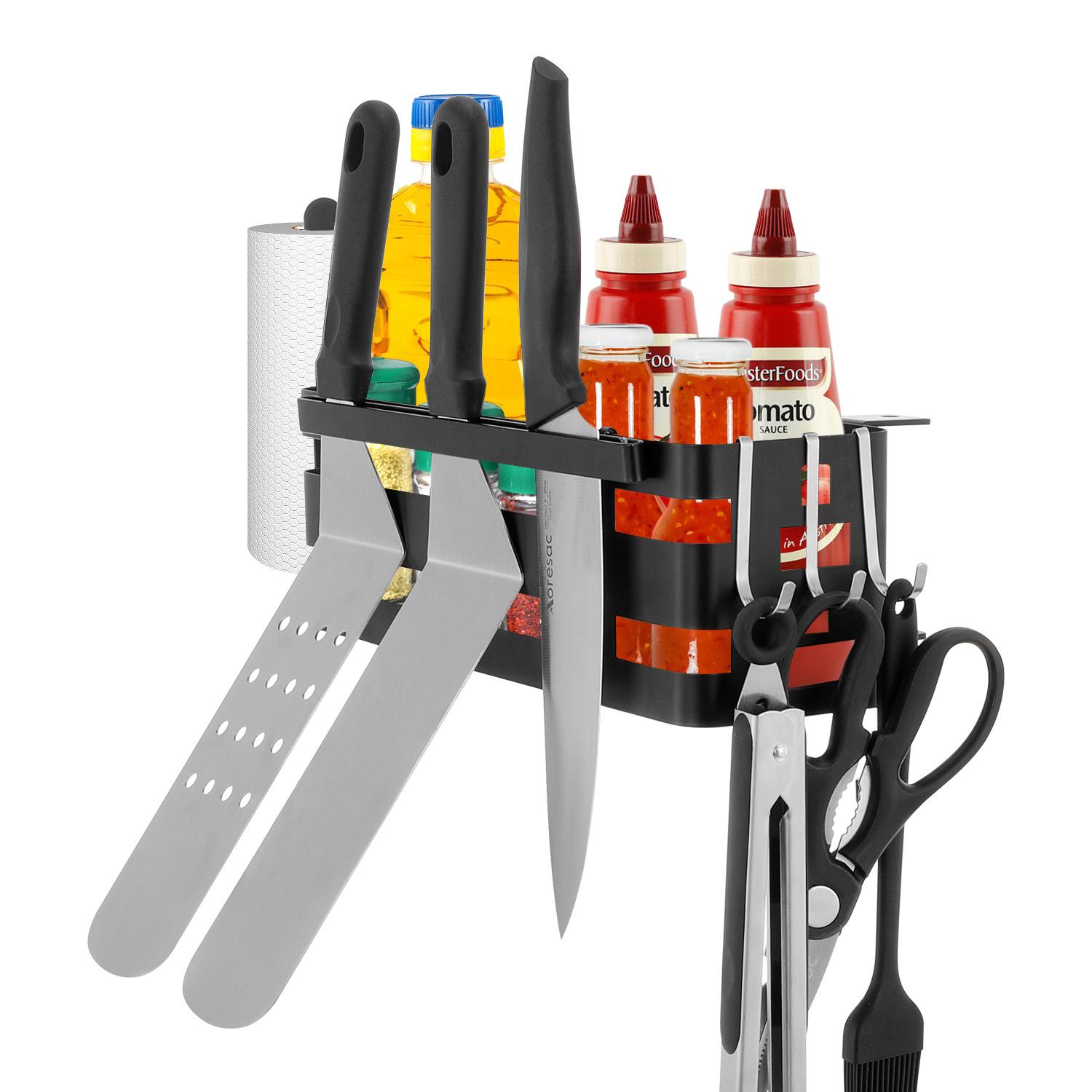 

Aoresac Griddle Caddy для Blackstone Аксессуары для гриля/Griddle Caddy Аксессуары для гриля/Барбекю чёрный