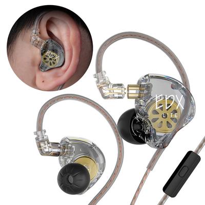 Earphone for Drummer Musician Super Linear Dynamic Driver In Ear Monitor for EDX Lite 3.5mm Plug Earbuds