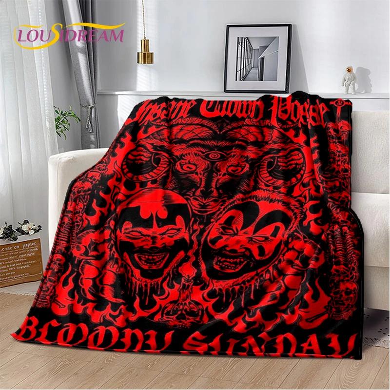 Icp Insane Clown Posse Juggalo Rap Metal Soft Flannel Blanket for Bed Bedroom Sofa Picnic,Throw Blanket for Cover Outdoors Gift