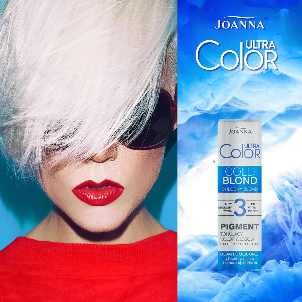 Joanna Professional Platinum Blonde Hair Toner 100 ml - Složení jako ze salonu